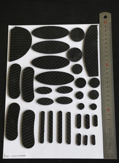 R30.7 - Retalhos Fibra de Carbono Std A4 - 3,0 mm